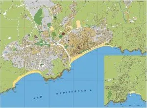 mapa Lloret de Mar